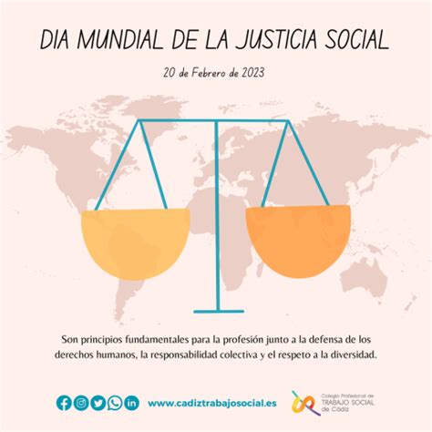 Día Mundial De La Justicia Social Portal Del Consejo General Del