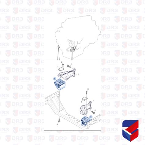 Coxim Dianteiro Motor Scania NTG 2611114 Loja DR3