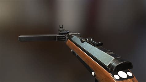 MP34 submachine gun — polycount