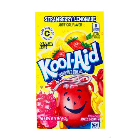 Kool Aid Strawberry Lemonade Drink Mix Candy Funhouse Candy Funhouse Us