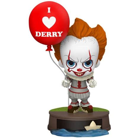 Hot Toys IT Chapter Two Cosbaby Mini Figure Pennywise With Balloon Cm Merchandise Zavvi UK