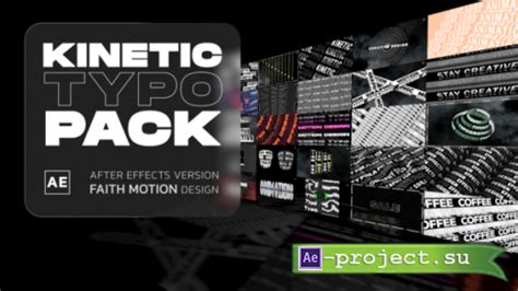 Videohive Kinetic Typography Project For After Effects