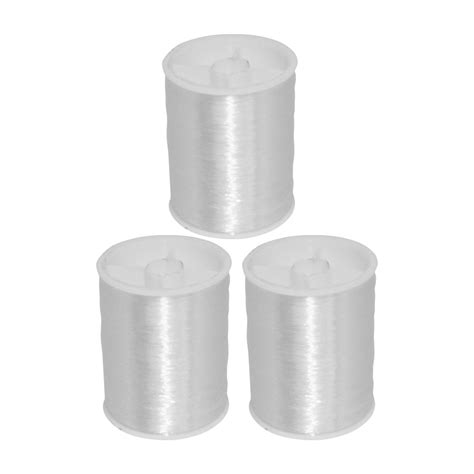 Linha Invisível Para Costura - 3 Linha Para Costura Invisível Bobina 200 Metro 0.15mm Nylon | Shopee ...