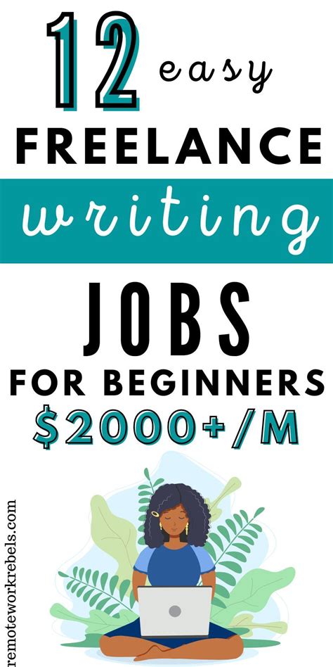 12 Easy Freelance Writing Jobs For Beginners Writing Jobs Freelance