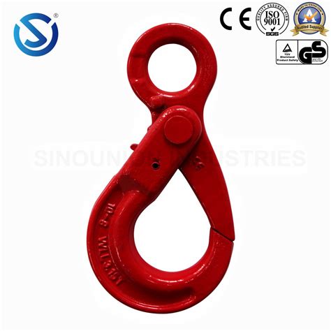 G80 European Type Eye Self Locking Safety Hook China Rigging And Hardware