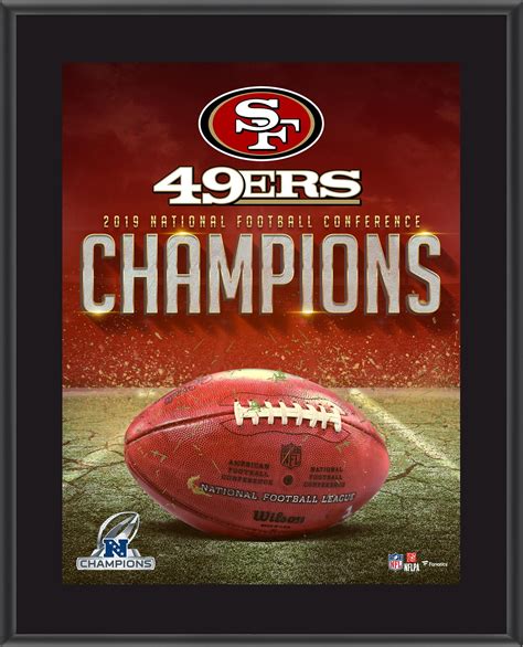 San Francisco 49ers 2019 NFC Champions 10.5'' x 13'' Sublimated Plaque - Walmart.com