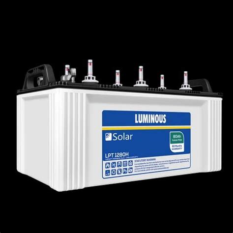 12 V Luminous LPT1280H Solar 80 AH Tubular Battery At Rs 10720 In Chennai