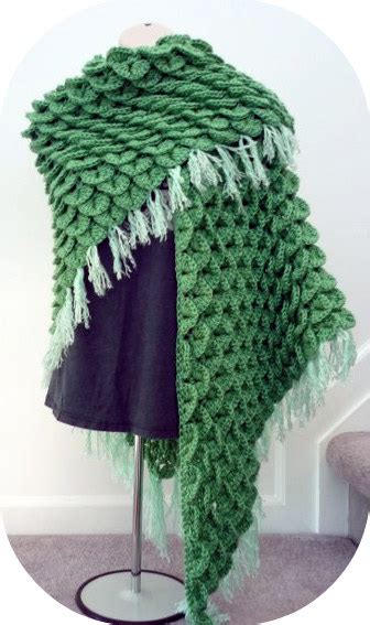 Crocodile Stitch Shawl 2 By Aamurray On Deviantart