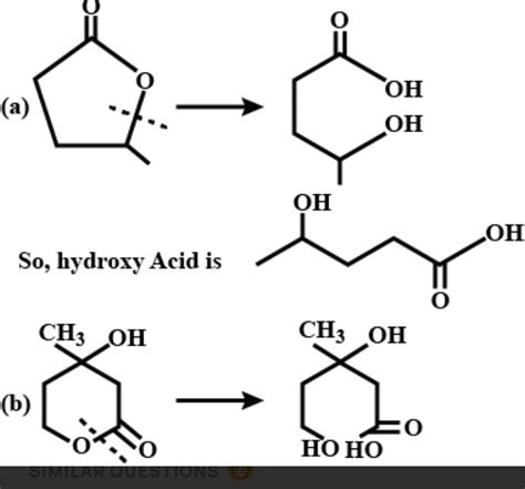 Write The Structure Of Hydroxy Acids Corresponding To The Given