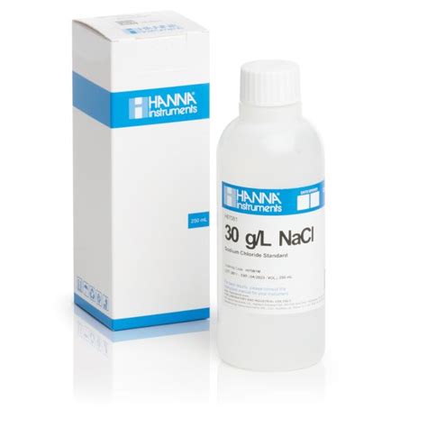 HI7081M 30 g/L NaCl Standard Solution (230 mL) - Precision Instruments ...