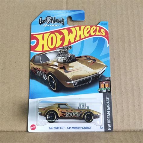 Jual Hot Wheels 68 Corvette Gas Monkey Garage Gold Lot G 2023 Shopee Indonesia