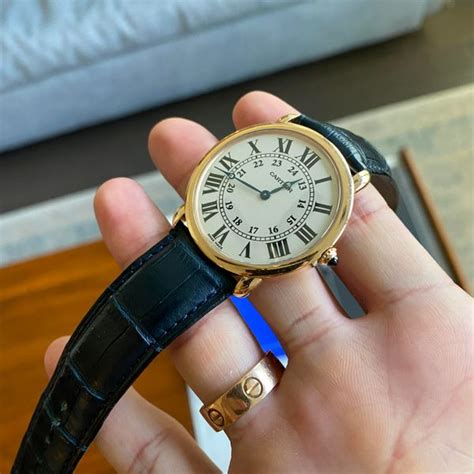 [WTS] Cartier Ronde Louis - Rose Gold- 36mm - Cartier Box (non-original ...