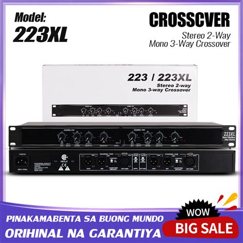 Xl Crossover Stereo Way Mono Way Crossover Dual Channel