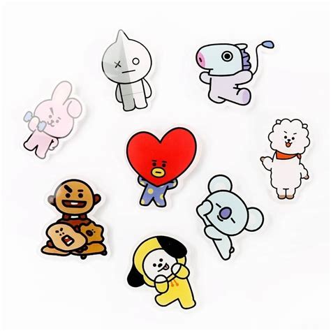 BT21 PINS Pin Badges