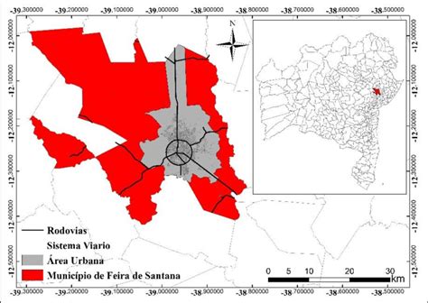 Localização de Feira de Santana Bahia Brasil Download Scientific