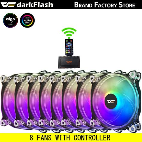 Darkflash Cf Pro Desktop Computer Pc Case Fan Mm Rainbow Rgb