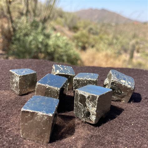 Pyrite Cube Iron Pyrite Mineral Specimen Pyrite Crystal Etsy