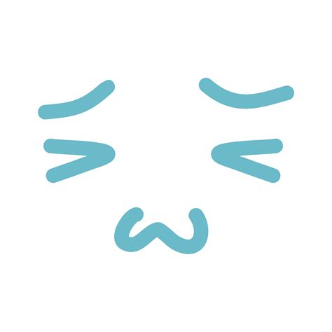 comic face expressions kawai icon 38141389 Vector Art at Vecteezy