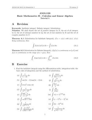 CCN1069 1819S1 Assignment 2 CCN1069 Calculus And Linear Algebra