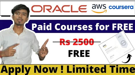 Coursera Paid Courses For FREE Coursera Free Certificate AWS