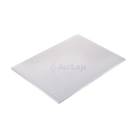 Chapa Placa De Acrilico Branco Espessura Mm