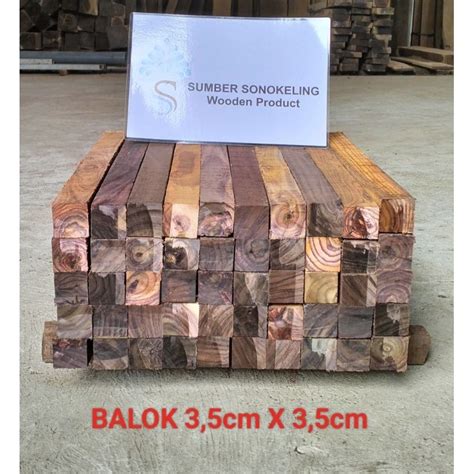 Jual Balok X Kayu Sonokeling Full Galih Hitam Shopee Indonesia