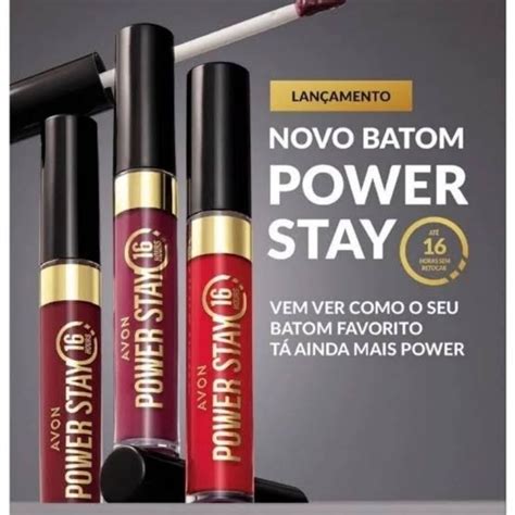 Batom Líquido Avon Power Stay Longa Duração 16h 7ml Shopee Brasil