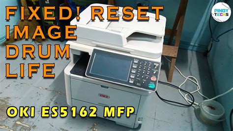 How To Reset Image Drum Life End Oki Es Mfp Tagalog Youtube