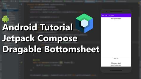 Bottom Sheet Bottomsheetscaffold Jetpack Compose Android Tutorial