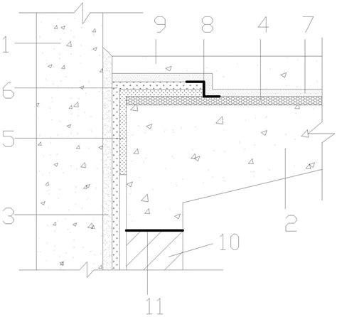 一种富水区域地下室顶板与围护墙体交界处防水结构的制作方法