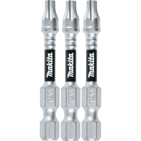 Makita E 00848 Impact Xps T20 Torx 2in Power Bit 3pk Makita Accessories