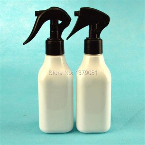 Ml White Trigger Sprayer Bottle Cc Square Empty Spray Bottles