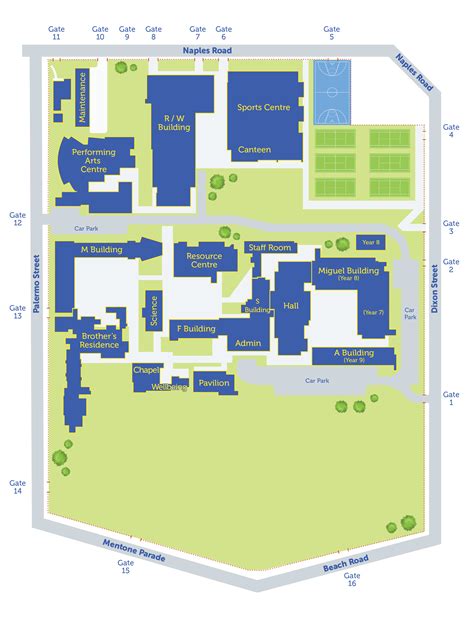 College Maps - St Bede's College