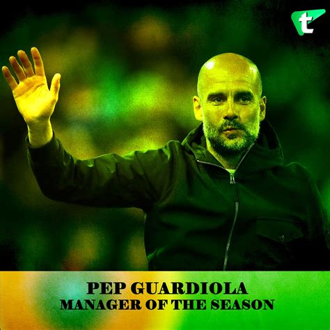 OFFICIAL Pep Guardiola Has Been Named The Premier League Manager Of