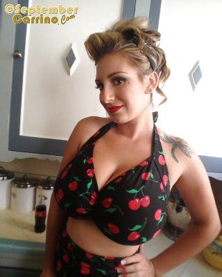Big Tits Girl September Carrino Poses In Her Sexy Stockings Porn Pictures XXX Photos Sex