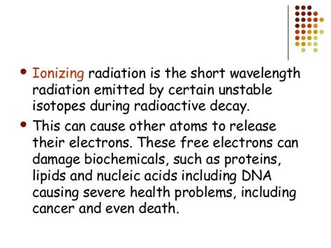 Radiation pollution