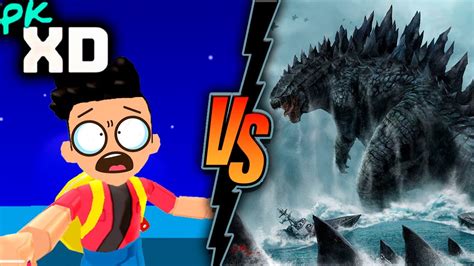 NOS ENFRENTAMOS A GODZILLA EN PK XD EN UNA BATALLA DE RAP SIMBA