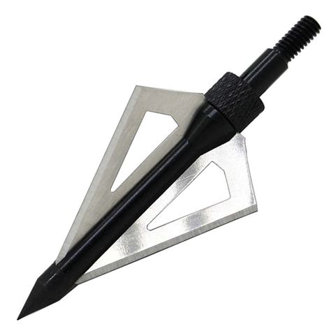 NewLand 100 Grain 3 Fixed Blade Arrowheads for Archery Hunting Crossbow ...