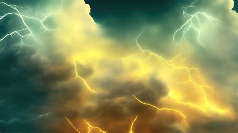 Premium Photo Abstract Minimal Yellow Background With White Clouds