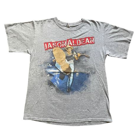 Vintage Tour Shirt Mens Medium Jason Aldean Night Train Live Country ...