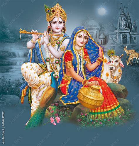 Images Of Lord Krishna And Radha