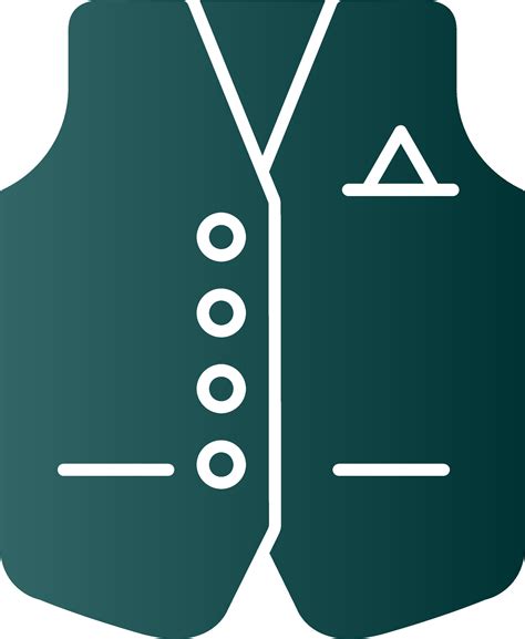 Vest Glyph Gradient Icon 38892385 Vector Art At Vecteezy