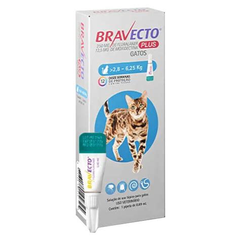 Bravecto Transdermal Plus Antipulgas Para Gatos De 2 8 A 6 25kg MSD 1