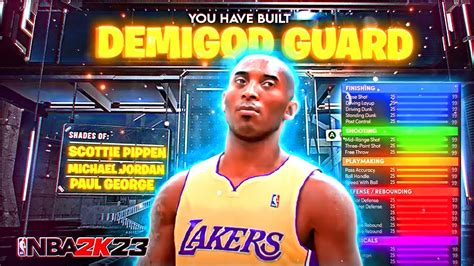 🚨new Best Demigod Build In Nba 2k23🚨 Ankle Breakers And Lockdown