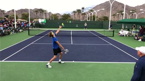 ズベレフのキックサーブ（スロー）alexander Zverev Kick Serve Slow Motion B2 Youtube