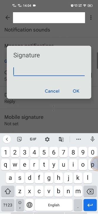 How To Add Signature In Gmail Mobile Add Signature To Gmail Gmail