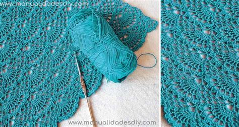 Punto Abanico Tejido A Crochet Manualidades Diy