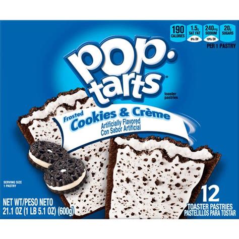 Kellogg S Pop Tarts Frosted Cookies Creme Toaster Pastries 12Ct Hy