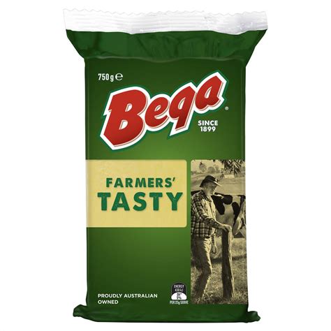 Bega Tasty Cheese Block Tasty 750g Woolworths