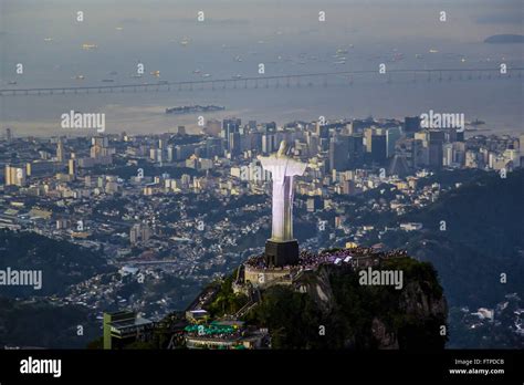 Christ the redeemer statue aerial hi-res stock photography and images - Alamy